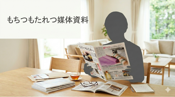 百貨店の優良顧客向け情報誌「もちつもたれつ」媒体資料