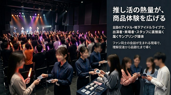 アイドルオタク向けサンプリング媒体