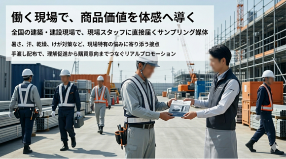 建設現場サンプリング