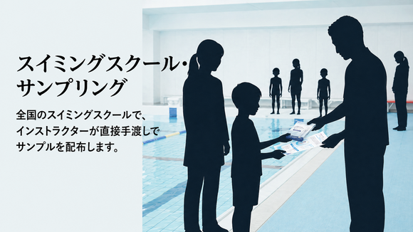 スイミングスクール・サンプリング媒体